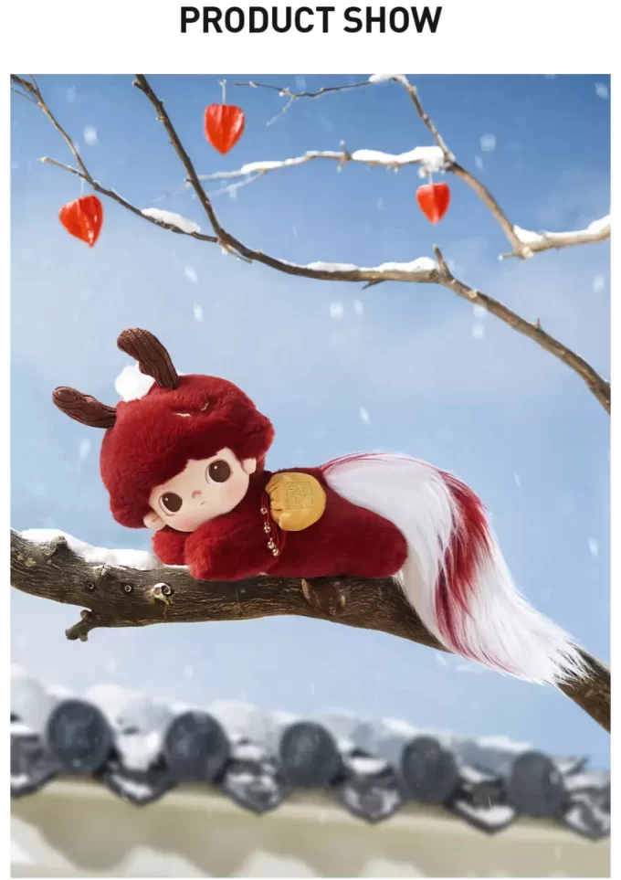 Serie Historias en la Taza de DIMOO: Muñeca de Algodón con Animales Auspiciosos