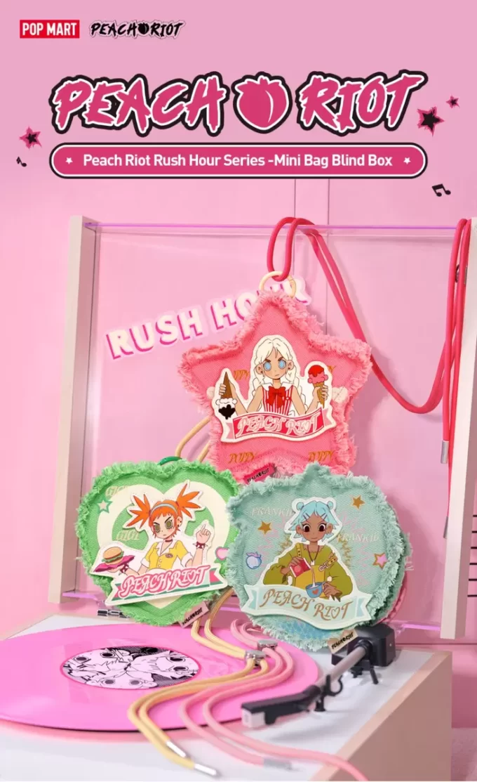 Serie Hora Punta de Peach Riot – Caja Sorpresa de Mini Bolsas Serie Hora Punta de Peach Riot – Caja Sorpresa de Mini Bolsas