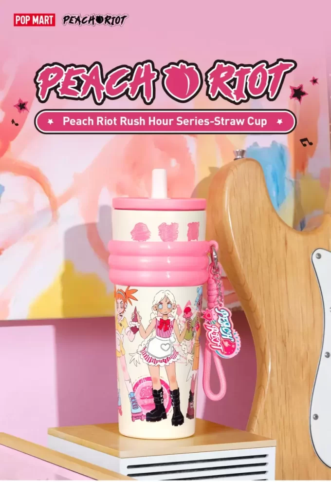 Serie Hora Punta de Peach Riot – Vaso de Pajita Serie Hora Punta de Peach Riot – Vaso de Pajita
