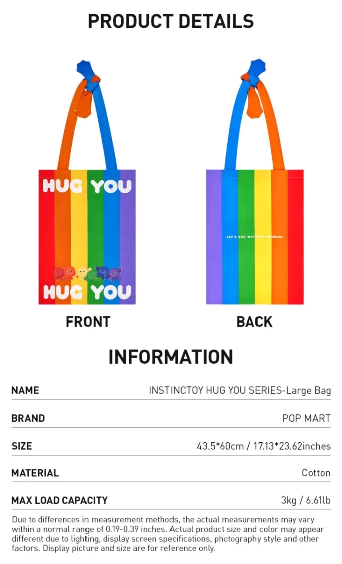 SERIE INSTINCTOY HUG YOU – Bolsa grande