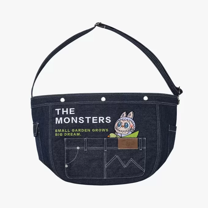 SERIE LOS MONSTRUOS CAEN EN SALVAJE – Bolso bandolera de mezclilla