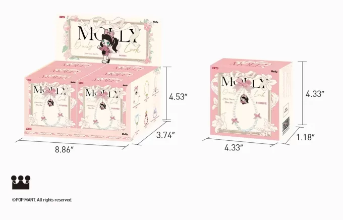 Serie MOLLY Daily Look – Caja sorpresa con adornos para teléfono Serie MOLLY Daily Look – Caja sorpresa con adornos para teléfono