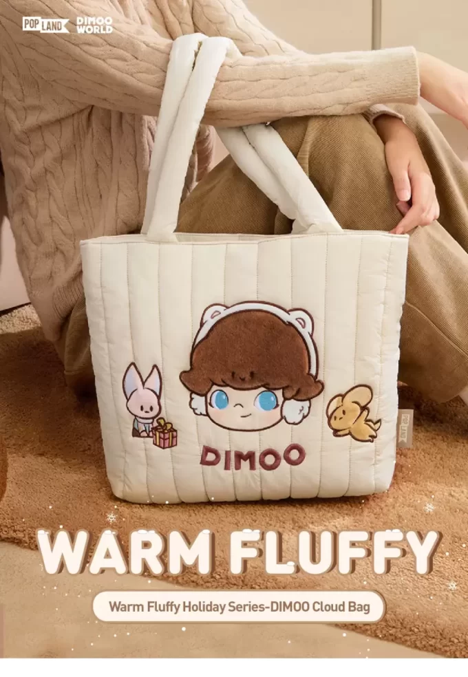Serie navideña cálida y esponjosa – Bolsa nube DIMOO