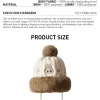 Serie navideña cálida y esponjosa: gorro de peluche LABUBU