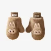 Serie navideña cálida y esponjosa: guantes de peluche LABUBU Serie navideña cálida y esponjosa: guantes de peluche LABUBU
