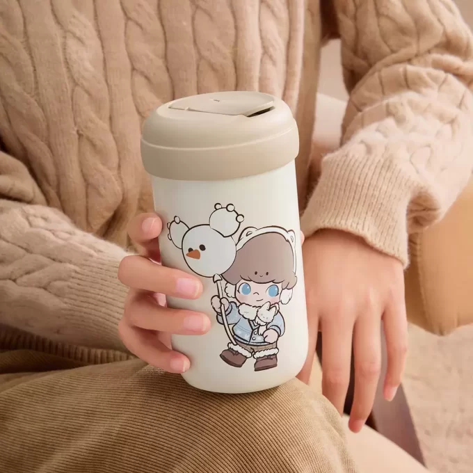 Serie navideña cálida y esponjosa – Taza de vacío DIMOO Serie navideña cálida y esponjosa – Taza de vacío DIMOO