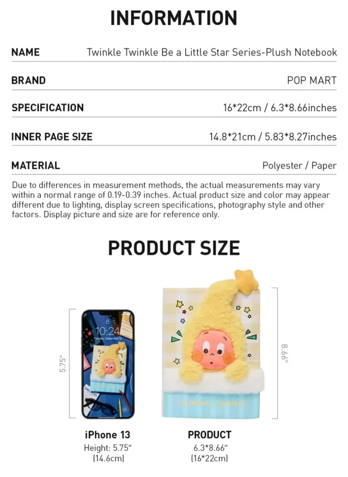 Serie Twinkle Twinkle Be A Little Star: Manuales de peluche