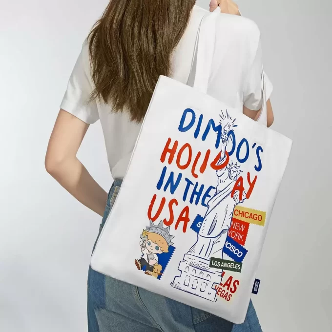 SERIE VACACIONES EN EE. UU. DE DIMOO – Bolsa de lona