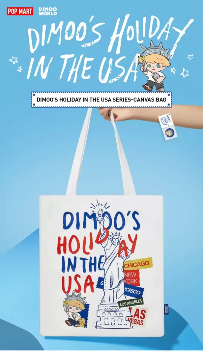 SERIE VACACIONES EN EE. UU. DE DIMOO – Bolsa de lona