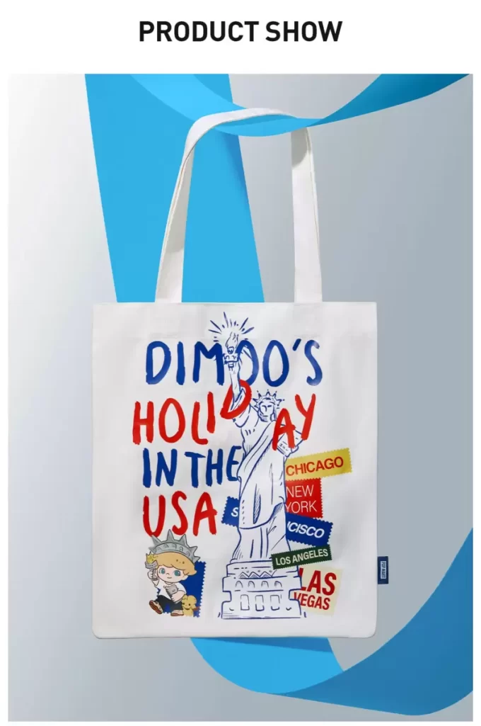 SERIE VACACIONES EN EE. UU. DE DIMOO – Bolsa de lona