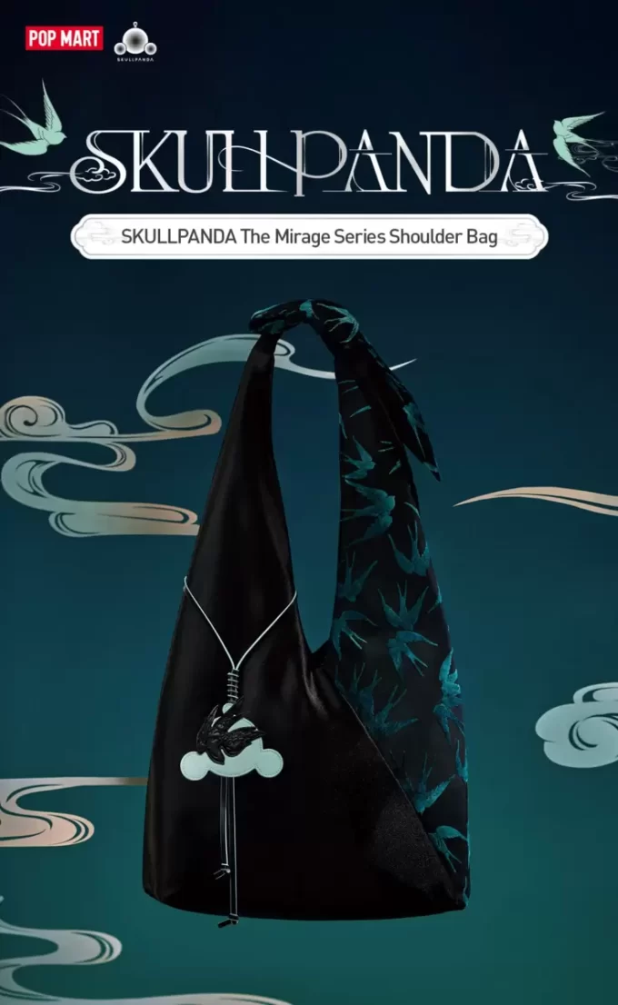 SKULLPANDA Bolso de hombro de la serie Mirage SKULLPANDA Bolso de hombro de la serie Mirage