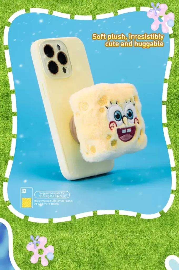 Soporte para teléfono móvil Bob Esponja – Fondo de bikini