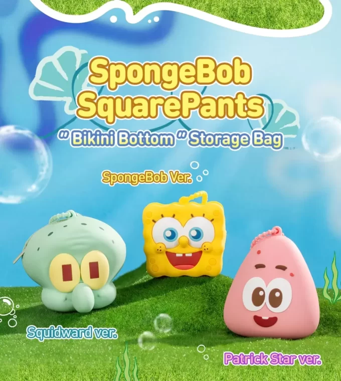 Soporte para teléfono móvil Bob Esponja – Fondo de bikini