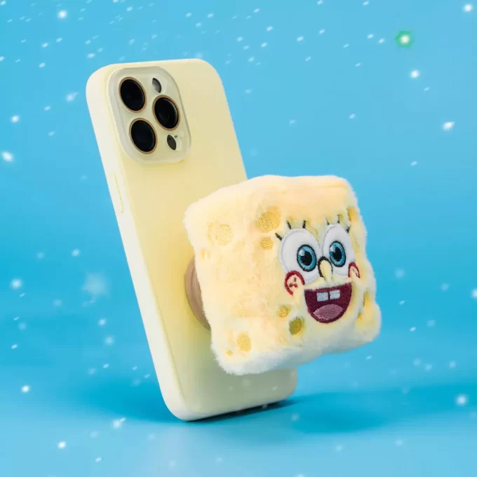 Soporte para teléfono móvil Bob Esponja – Fondo de bikini