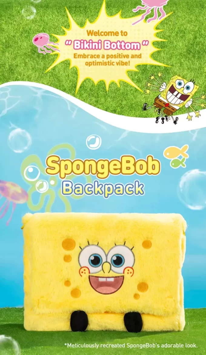 Soporte para teléfono móvil Bob Esponja – Fondo de bikini