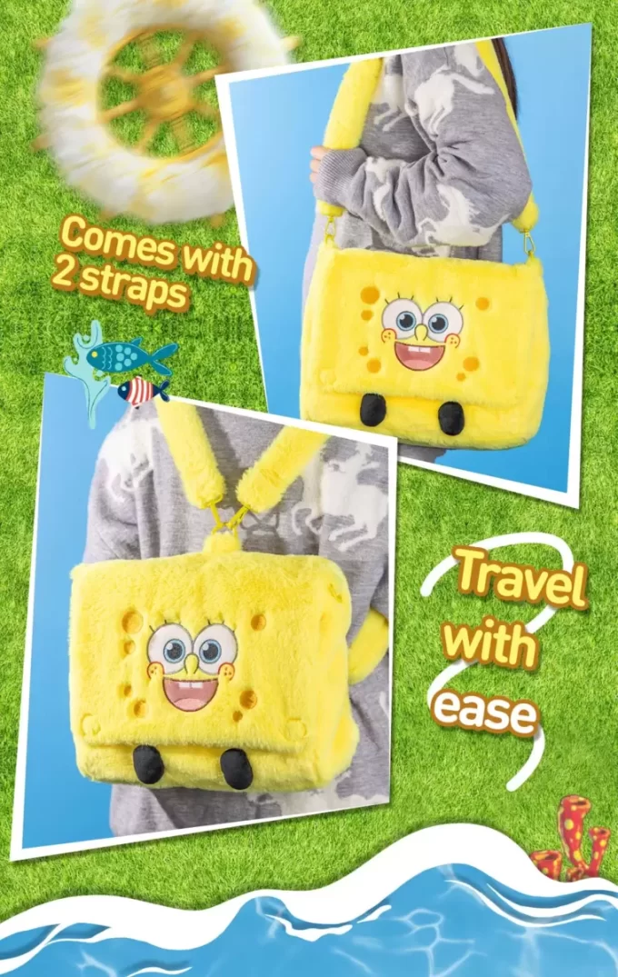 Soporte para teléfono móvil Bob Esponja – Fondo de bikini