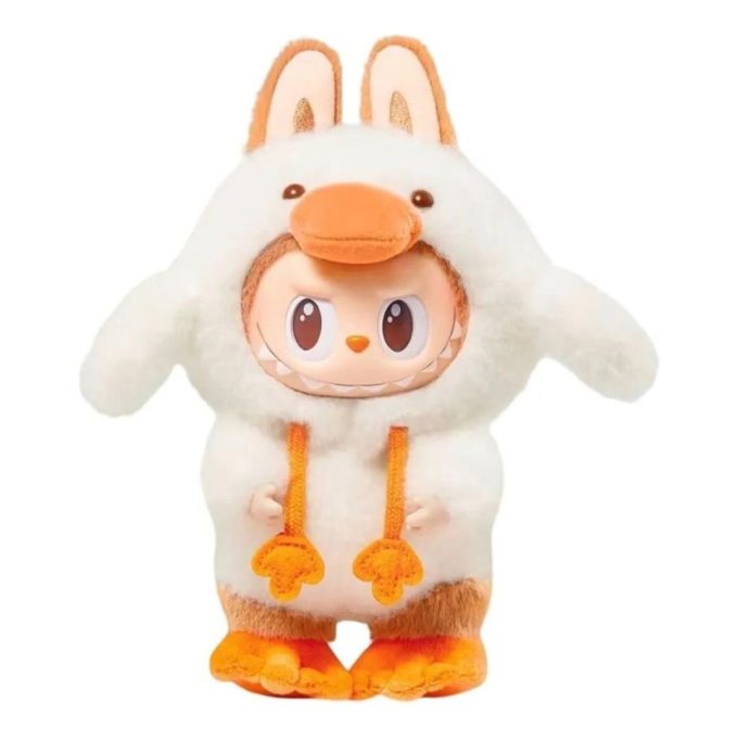 Tarjeta colgante de vinilo de peluche de cuento de hadas del bosque de Labubu