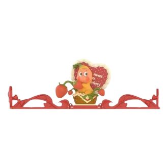 Tarjeta de felicitación con escena “Twinkle Twinkle Little Strawberry”