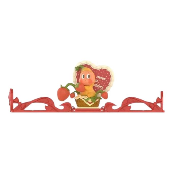 Tarjeta de felicitación con escena “Twinkle Twinkle Little Strawberry”
