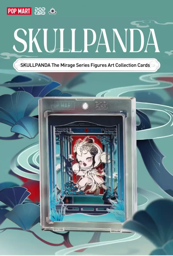 Tarjetas de colección de arte de figuras de la serie Mirage de SKULLPANDA
