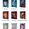 Tarjetas de colección de arte de figuras de la serie Mirage de SKULLPANDA