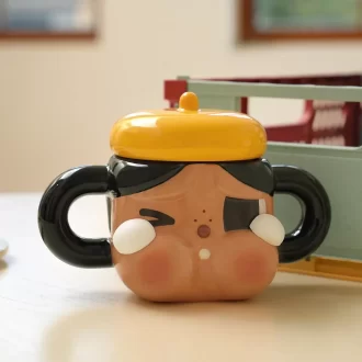 Taza de cerámica CRYBABY Sad Club Series (marrón)