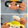 Taza de cerámica CRYBABY Sad Club Series (dorada)