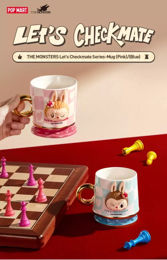 Taza de la serie Let’s Checkmate de LOS MONSTRUOS