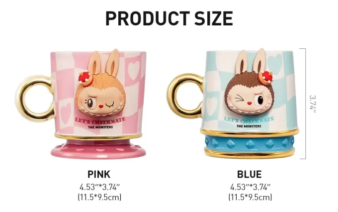 Taza de la serie Let’s Checkmate de LOS MONSTRUOS