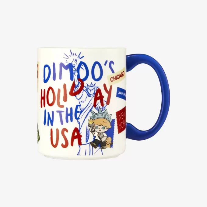Taza de la serie “Vacaciones en EE. UU.” de Dimoo