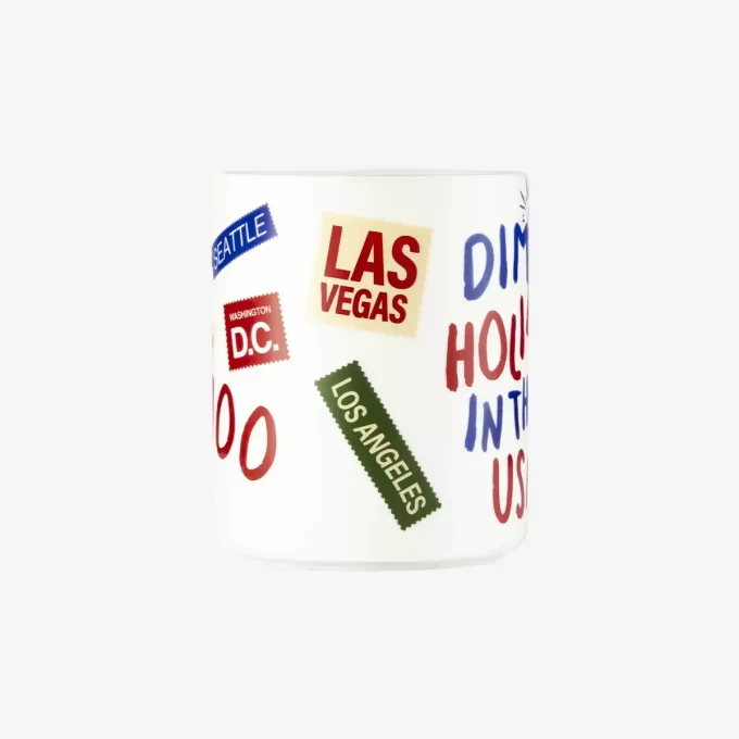 Taza de la serie “Vacaciones en EE. UU.” de Dimoo