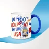 Taza de la serie “Vacaciones en EE. UU.” de Dimoo